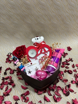 Sevgiliye Kalpli hediye kutusu 