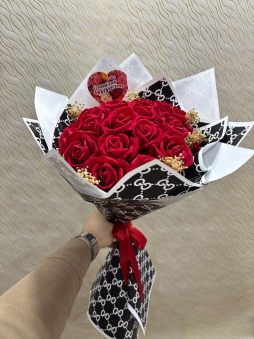 Premium Kırmızı Gül Buketi